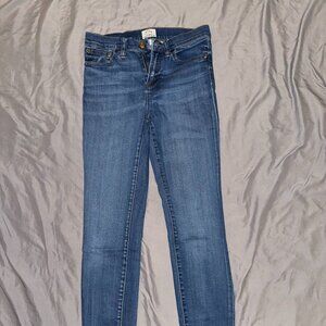 J.Crew Lookout High-Rise Skinny Jeans Medium Wash Denim